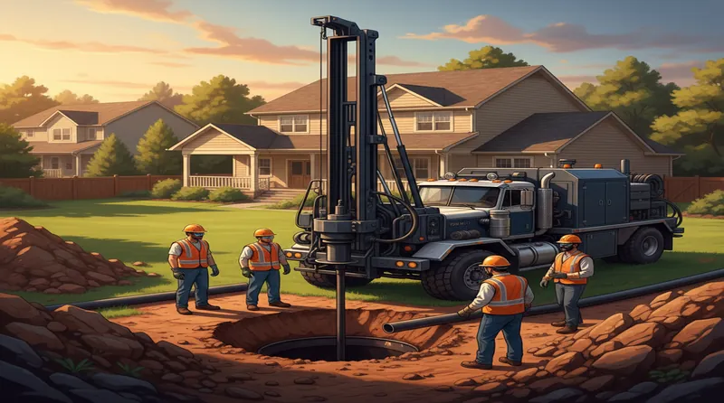 Connecticut colonial home with geothermal heat pump system replacing heating oil furnace